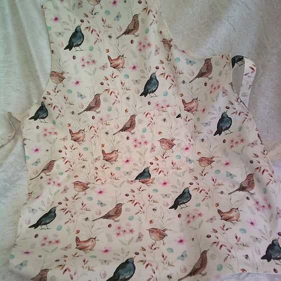 Garden Birds and Butterflies Adult Apron
