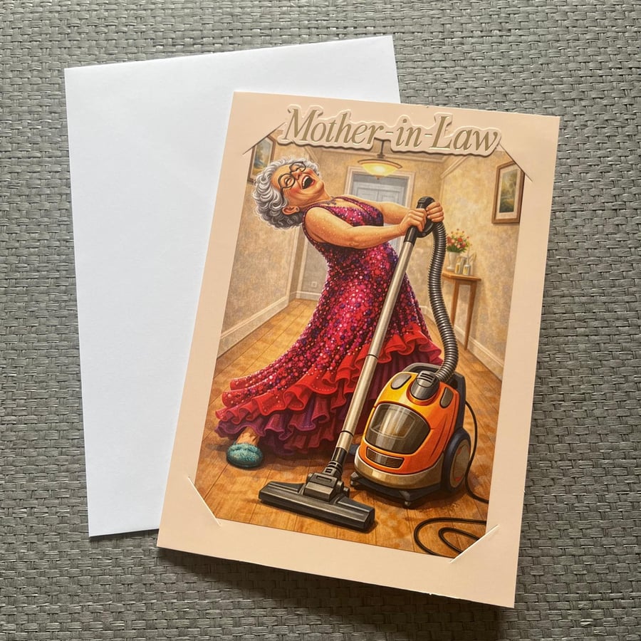 Glamorous mother in law birthday card 
