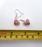 Retro Christmas robin drop earrings Quirky, fun, unique, handmade novel - Image 4