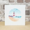 Blank card Lighthouse