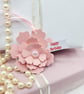3D Floral Gift Tag, Handmade Layered Flower Decoration, Luxury Gift Wrap - Image 2