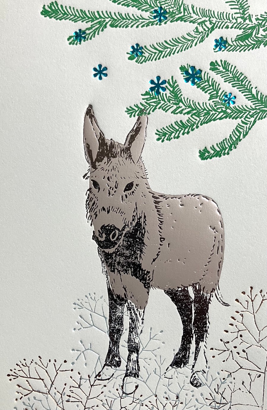 Donkey A6 Greetings card