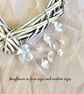 Metallic Violet Gold Silk organza mayflowers - Image 2