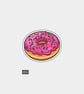 Funny Vinyl Sticker For Adults - Pink Doughnut