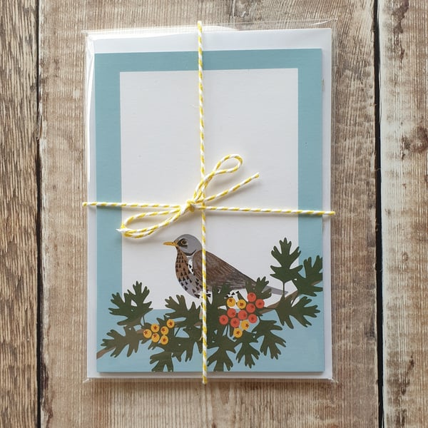 Thrushes Mini Writing Paper Set