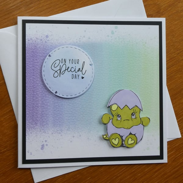 Dinosaur Card - On Your Special Day