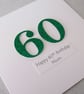 Handmade 21st birthday card - personalised with any age and message - Image 8
