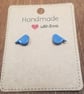 Earrings Bird CHOOSE Colour Ceramic Stud, Sterling Silver Backs, 3 Uk Postage - Image 3