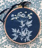 Art - In an Embroidery Hoop, Botanical Gift, lovely present. - Image 3