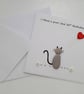 Pebble Art Cat Birthday Card: Handmade Personalized Age Card - Image 7