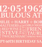 Personalised 60th Birthday Word Art - BD607 - Image 6
