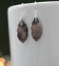 Silver Holly Leaf Earrings - Image 8