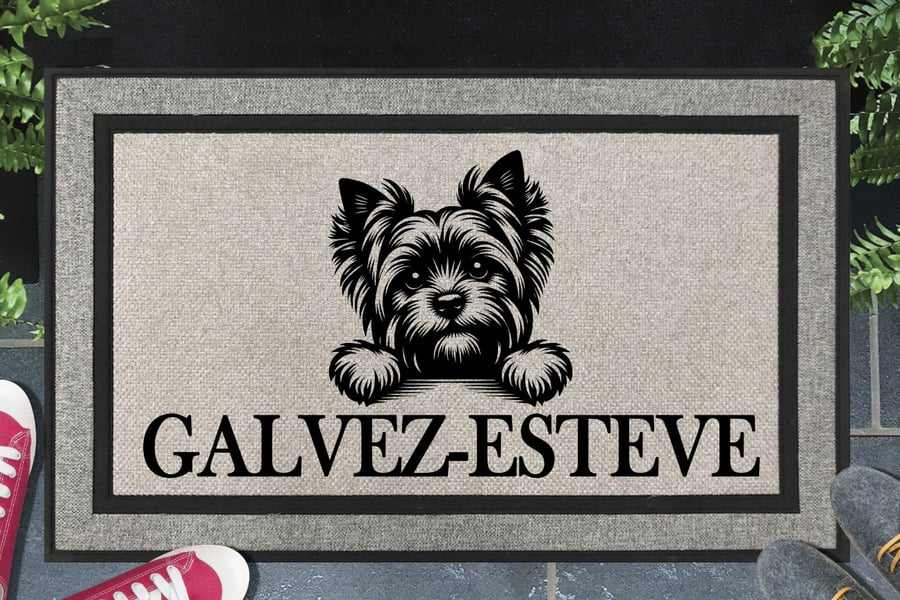 Silky Terrier Door Mat No.1 - Personalised Silky Terrier - All Weather 45x70cm 