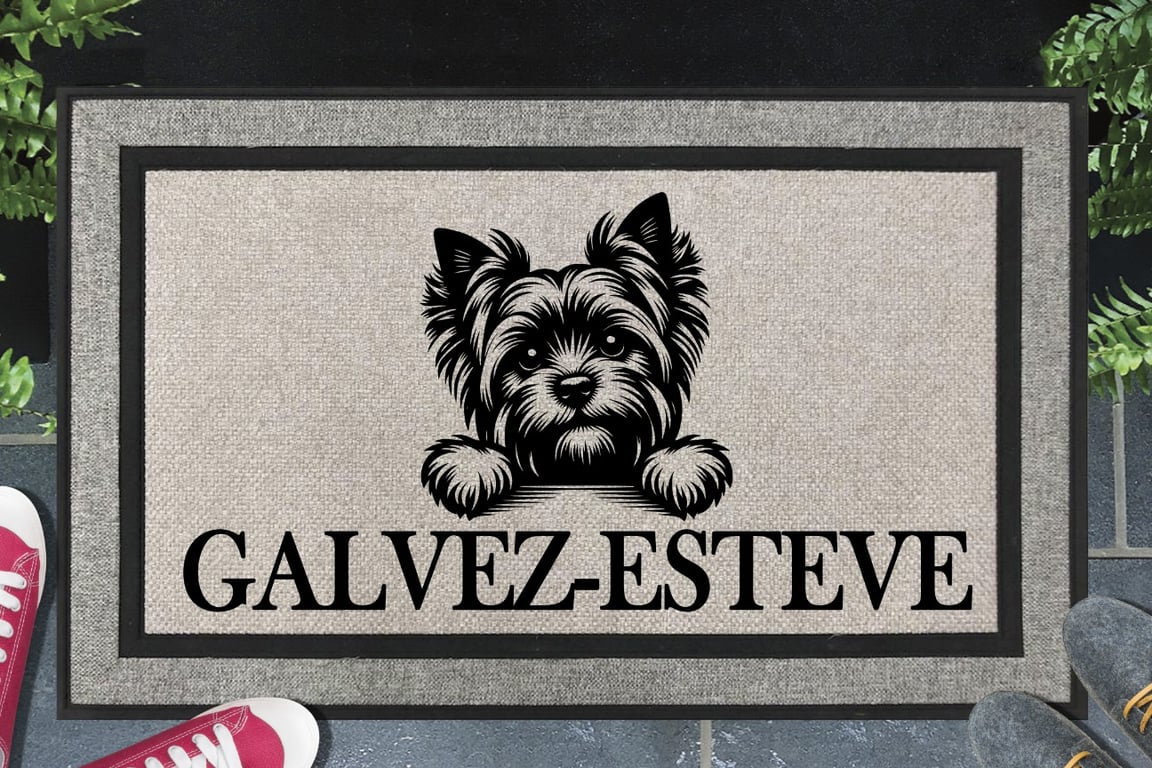 Silky Terrier Door Mat No.1 - Personalised Silky Terrier - All Weather 45x70cm 