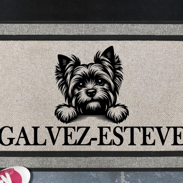 Silky Terrier Door Mat No.1 - Personalised Silky Terrier - All Weather 45x70cm 