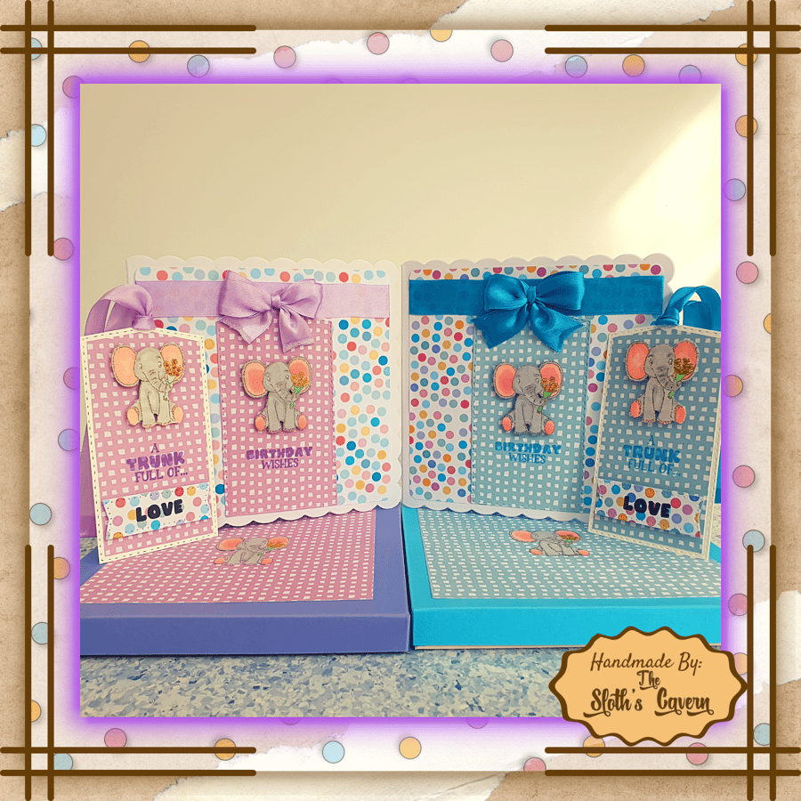 Children's Birthday Card with Matching Gift Tag... Folksy