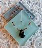 Bronzite & Imperial Jasper Gemstone Pendant Necklace. - Image 3