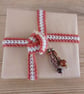 Set of colour coordinated beaded gift decorations. - Image 2