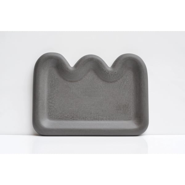 Anthracite Concrete Tray: Handmade Modern Minimalist Home Decor