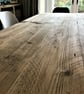Dining Table, Custom Made Reclaimed Scaffold Boards, Rustic, Industrial, Pipe Tu - Image 6