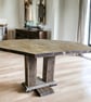 Hexagonal Table, Dining Table, Wooden Table - THE AKERS - Image 1
