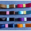 8m Ribbon Bundle Pack - Satin - 12mm - Bright Colours 