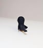 Charming Blackbird - Wool Felt Sculpture - Image 3