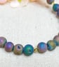 Rainbow Agate Druzy Bracelet - Image 2