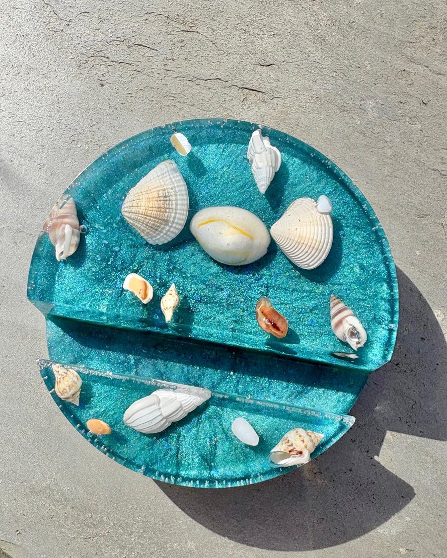 Coastal Resin Phone Holder