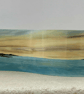 Painted fused glass sunset over the ocean wave panel  - Image 2