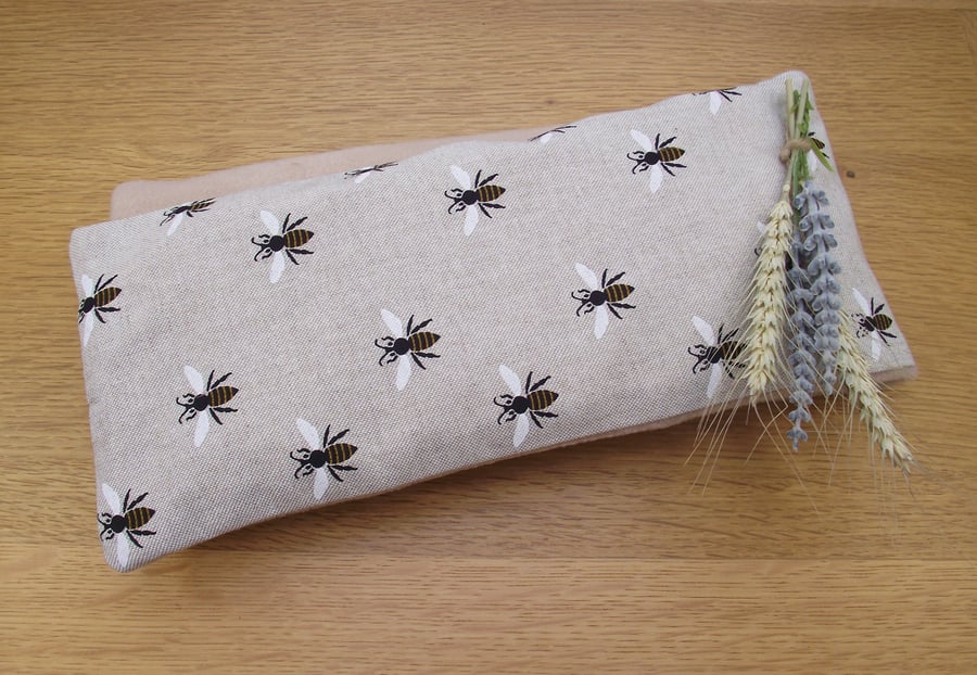 Wheat Bag 26"  Sectioned - Bee Fabric Design
