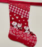 Christmas Stocking Bunting - Red  - Image 9