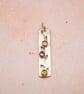 Floral Silver Gemstone Pendant with Amethyst Peridot and Tourmaline  - Image 3