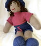 Daisy hand knitted doll - Image 1