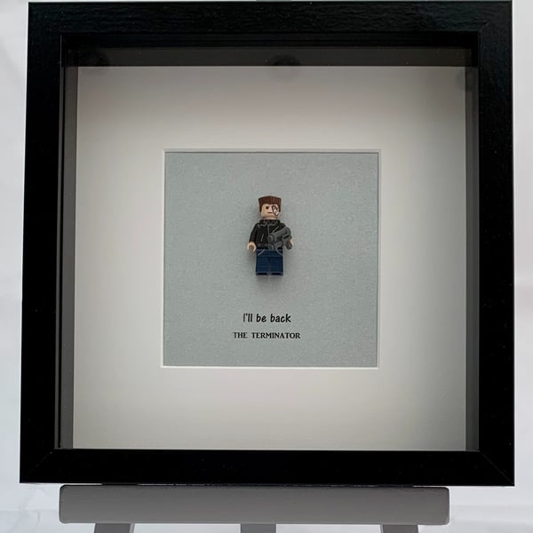 The Terminator mini Figure framed picture 