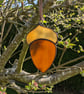 Stained Glass Acorn or Sycamore Seed Gift, Autumnal Tiffany Hanging Suncatcher  - Image 6
