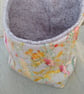 CUSTOM ORDER, floral Tweed and Felt pouch - Image 2