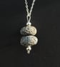 Volcanic pebbles pendant - Image 1
