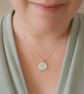 Panda Engraved Sterling Silver Coin Necklace - Image 2