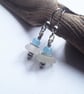 Seaglass Earrings: Baby Blue - Image 3