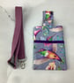 Hummingbird phone case, Birds pouch, Detachable strap, Handmade - Image 6