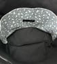 Large Cotton Canvas Drawstring Project Bag Grey Sheep - Image 3