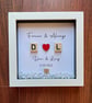 Personalised special occasion scrabble box frame  - Image 2