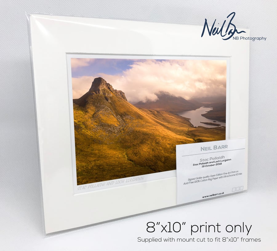 Stac Pollaidh Scotland - A5 (10"x 8") Unframed Print