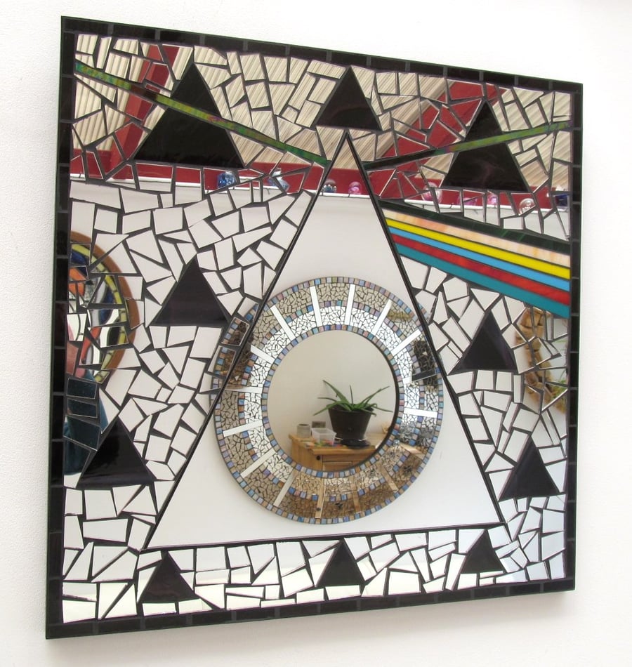 Stained Glass Mosaic mirror FREE U.K. MAINLAND DELIVERY