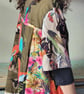 Tropical Parrots Shirt Dress or Summer Jacket in bright colours - Image 4