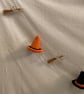 Handmade crochet Witches hat and broomstick bunting  - Image 5