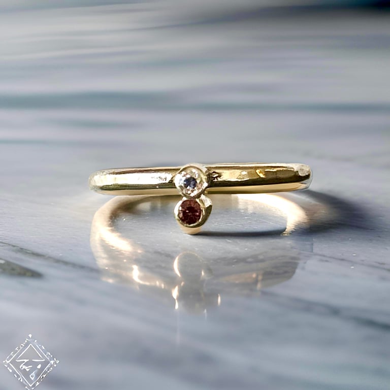 Silver Minimalist Cubic Zirconia Ring