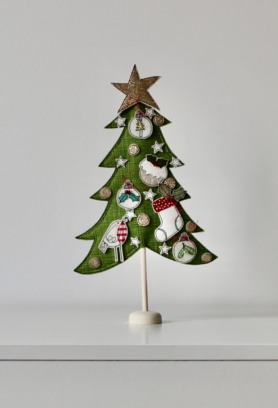 Special Order for Sophie - 'Christmas Tree on a Wooden Stand'
