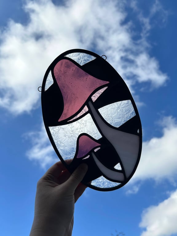 Phantom Fungi Stained Glass Art 